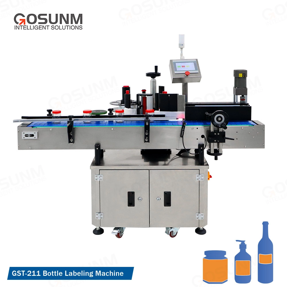 Full Automatic / Semi-Atuo Front and Back Labeling Round Bottle Labeling Machine