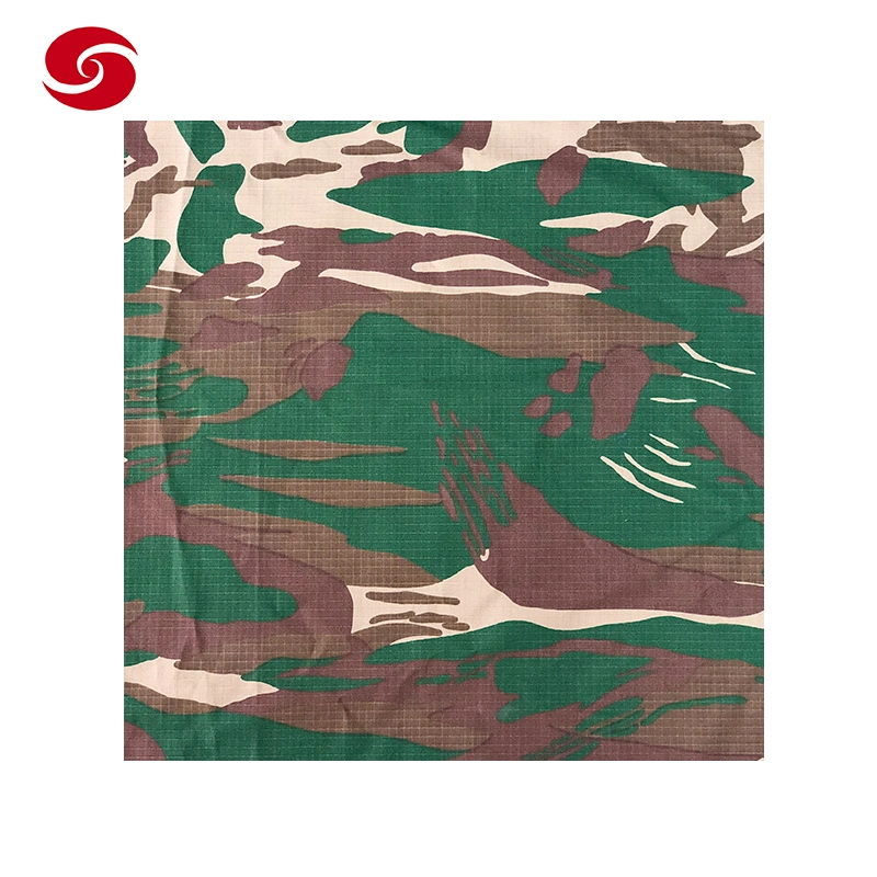 Zambia Camouflage Military Tc Ripstop Fabric for Uniform Use