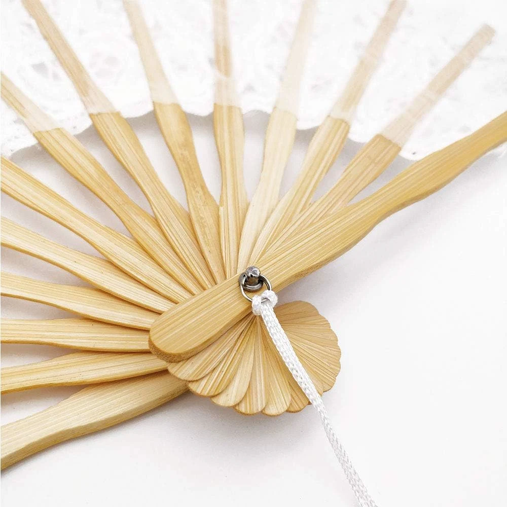 Decoration Gift Chinese Wedding Silk Fabric Craft Silk Hand Fan