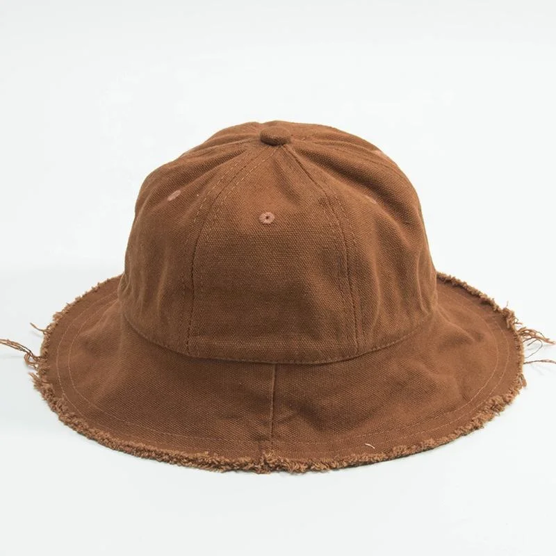 Wholesale/Supplier Solid Canvas Cotton Anti UV Sun Baby Toddler Bucket Cap