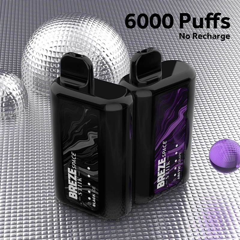 Direkt ab Werk verkaufen Low MOQ 6000 Puffs Breze Smoke Einweg Vape 1500mAh Batterie 13ml Nikotin Salut Saft E Zigarette