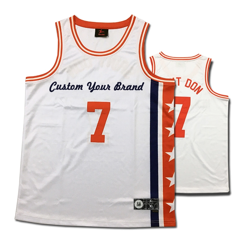 Custom Sublimation Basketball Uniform Embroidery Patch Sports Jersey Wholesale/Supplier Team Basketball Jersey Wear