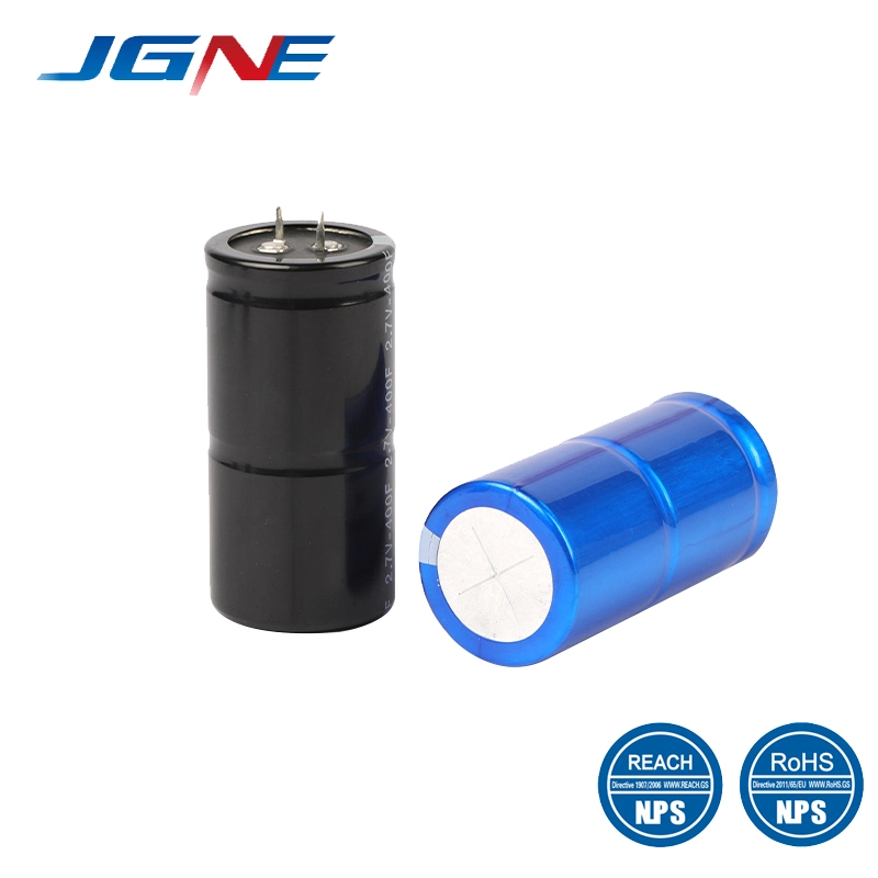 Jgne cilindro 2,7V 400F supercondensador componente electrónico 400F condensador para PCBA