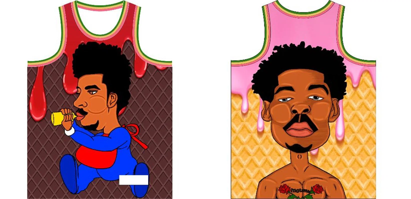 Funny Basketball Jersey Screen Print Mesh Tanks Clothes for Youth Boys Men