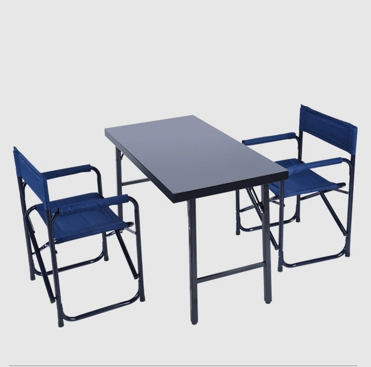 Militry Style Folding Table and Chair Training Table Iron Table