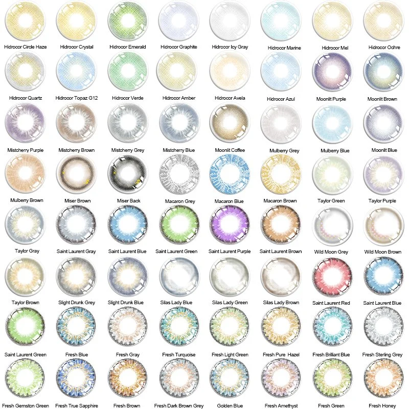 Hot High quality/High cost performance 20 Natural Color Contacts Factory Available Cosmetic Comfortable Wholesale/Supplier Color Contacts Lenses New Looking 1 Yearly Color Contact Lens