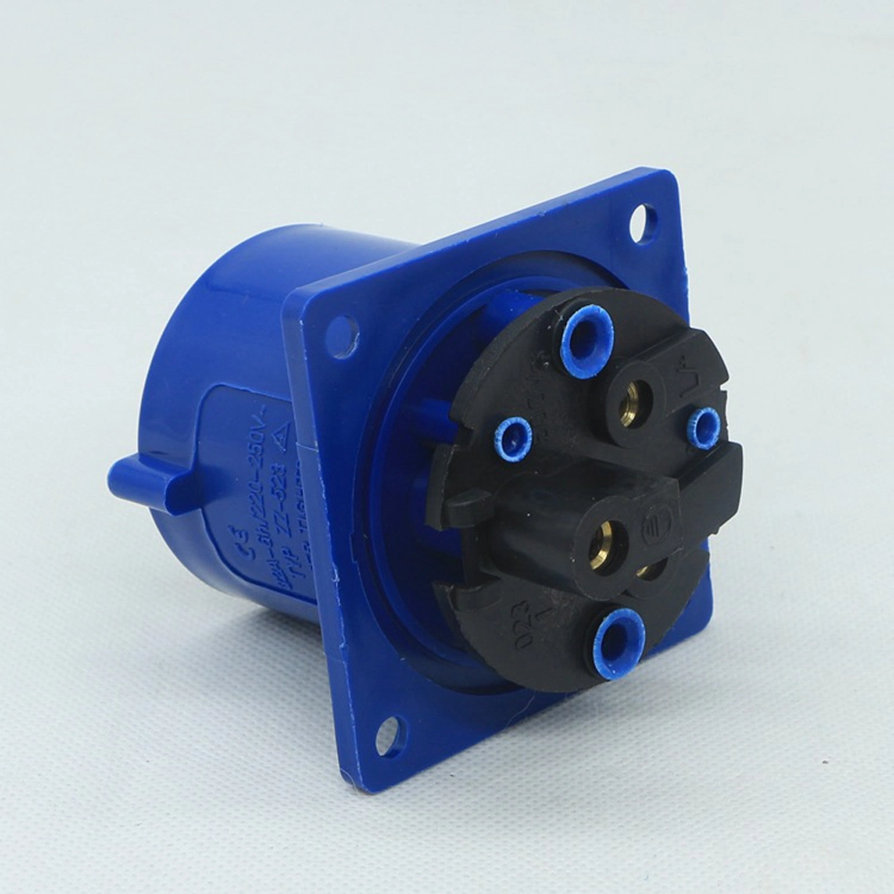 New IP67 3p+E 4pin 63A 125A Industrial Wall Inlets Plug