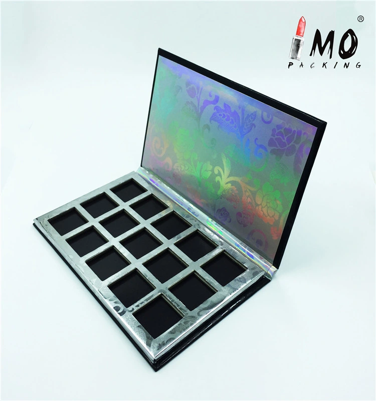 Hot-Sale New Paper Eyeshadow Case Laser Custom Folded Eyeshadow Palette