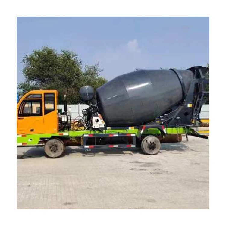 Mini Cement Mixer Concrete Mixing Truck Rail Form Mixer Truck for Tunnel