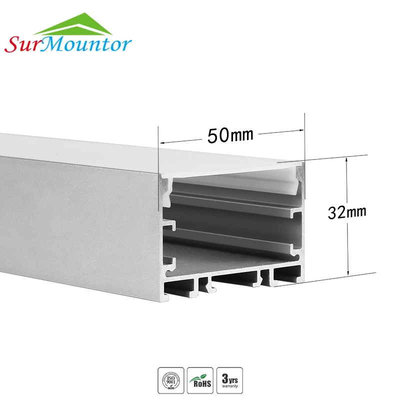 Profile Surface Mounting 50*32mm Connectable Aluminum Channel LED Indoor Lighting