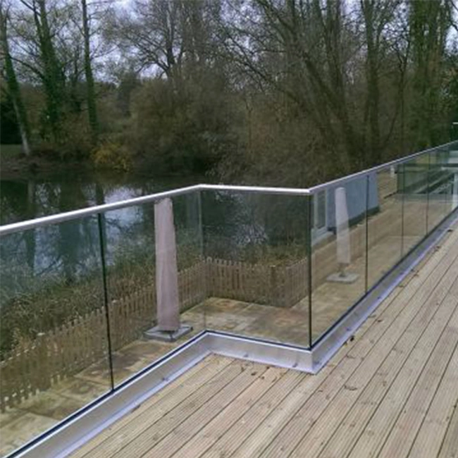 Tempered Glass Railing Hardware with Good Prices U Channel and Handrail