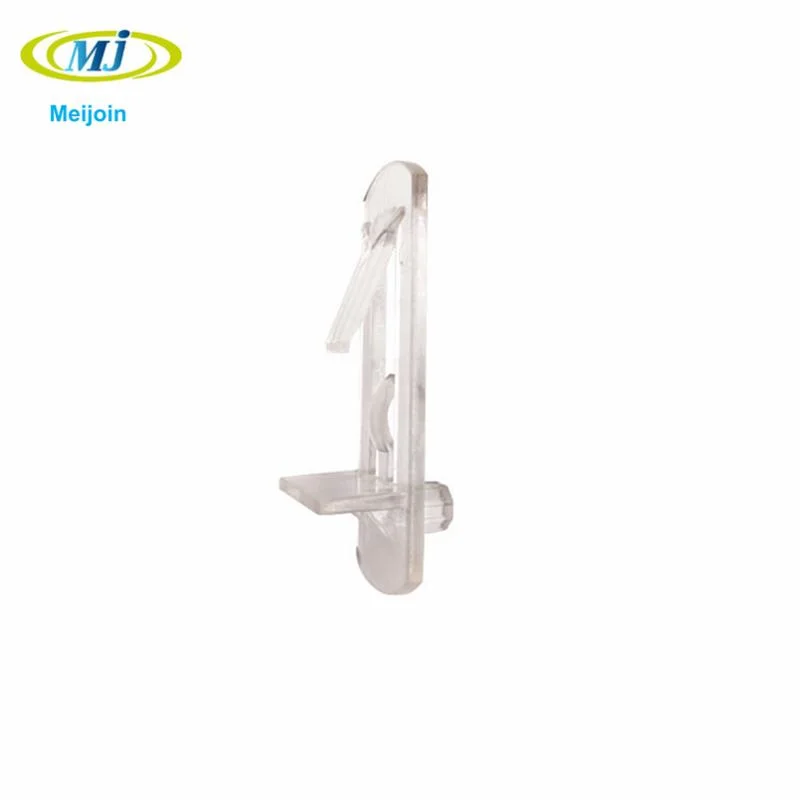 Clear Finished Material Self-Locking Shelf Support Pegs