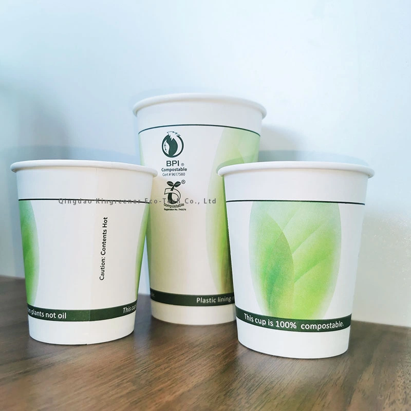 Compostable PLA Coated Paper Cup and Box