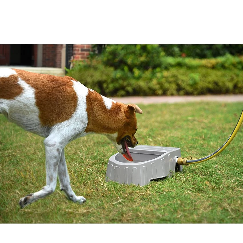 Petstar Amazon Hot Sell Dog Pedal Outdoor Pet Water Feeder Fountain Step on Dog Auto Water Dispenser