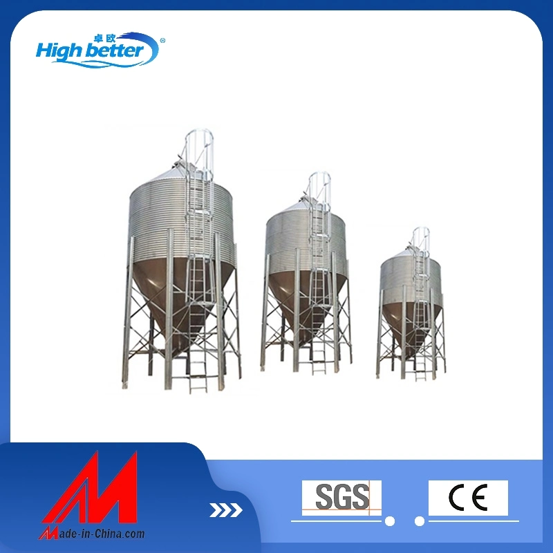 Farm Machinery Storage Bins Galvanized Steel Feeding Silo