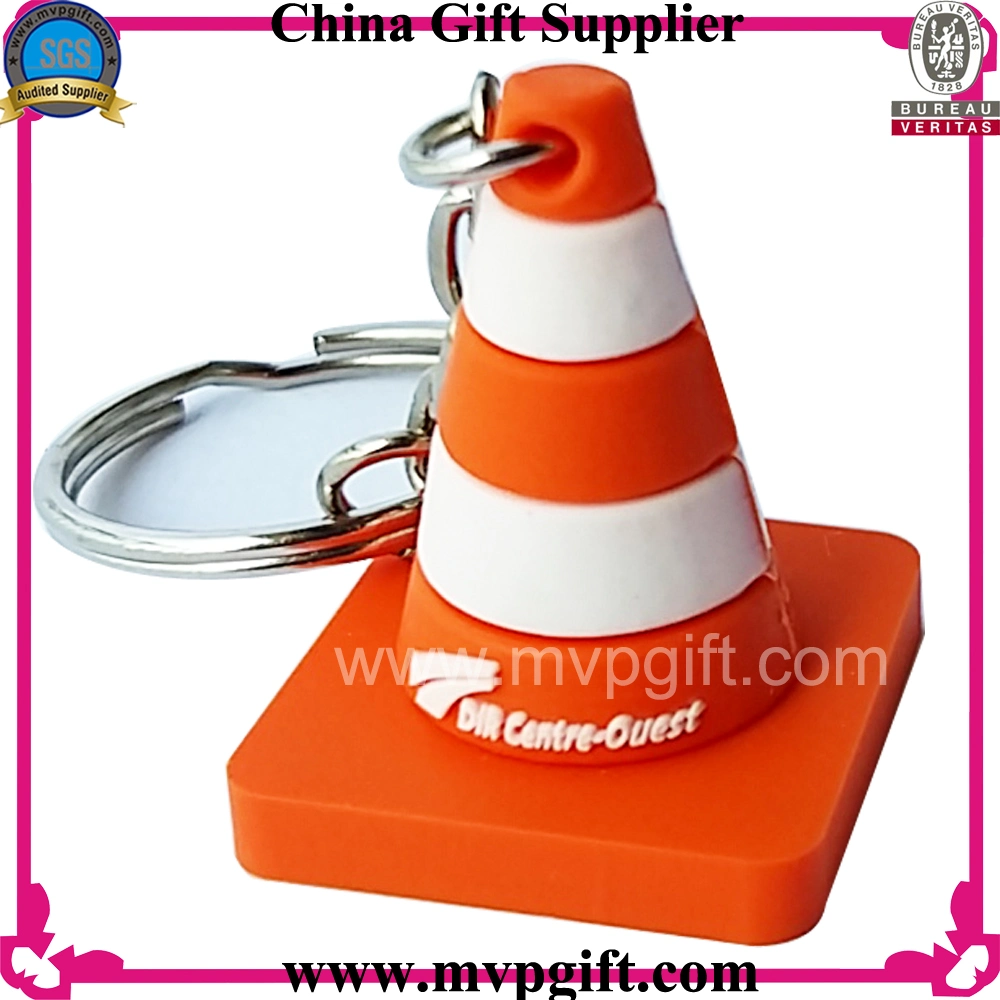 Custom Cheap 3D Promotion Plastic Key Chain for Gift