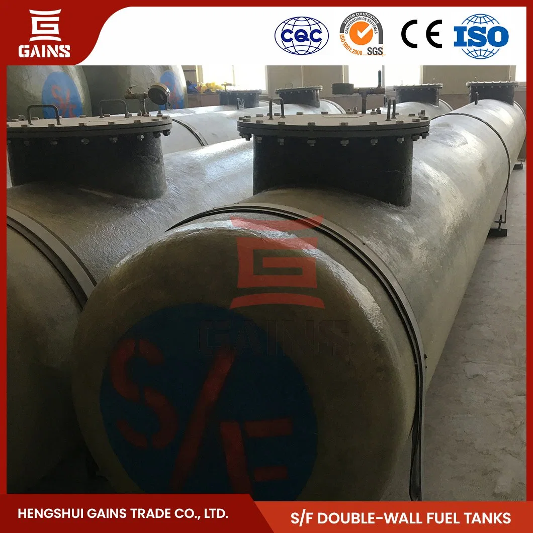 Gains 500 Gallon Double Wall Oil Tank Wholesale/Supplierr China Double Wall Sf Petrol Diesel Fuel Storage Tank