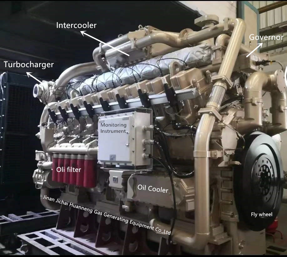 Landfill Mini Biogas Electricity Generator 500kw