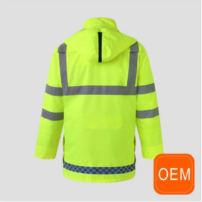 OEM Security Guard Hi Vis Vest with Pockets, Construction Safety Vest