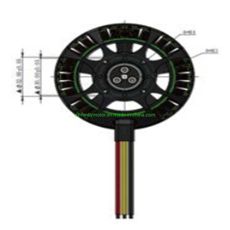 precio de fábrica Ua-M10-85kv 8 Series de Motor, Motor síncrono de imanes permanentes de la familia de rotor exterior Formultiple-Rotor/Vtol Uav de aplicación.