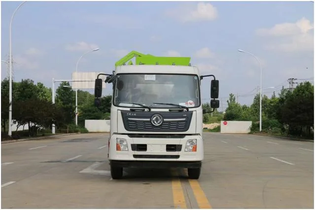 Dongfeng Tianjin Elevador hidráulico 12cbm chassis molhado lixo coleção ODOOR Controle carga automatizada Multi-compartimento Cozinha lixo Transporte camião/veículo lixo