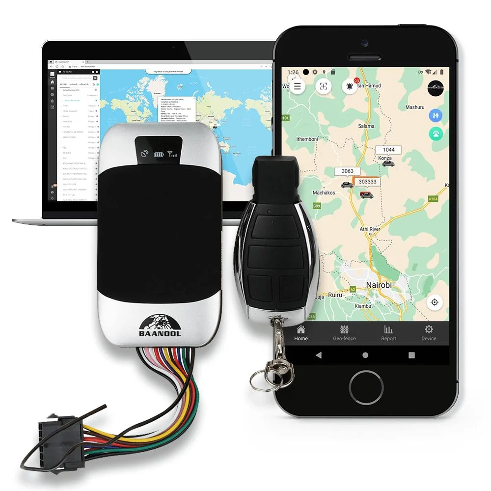 Toque la tecla Auto inmovilizador vehículo GPS Tracker Shenzhen Coban Electronics Co Ltd