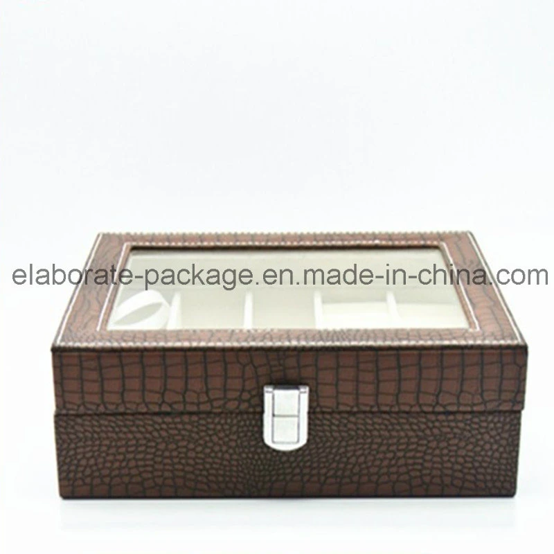 Kingly Handmade Croco Leather Jewelry Box Wholesale/Supplier Jewelry Packing Box