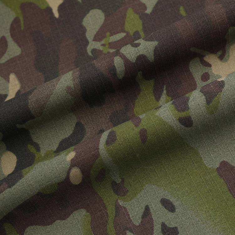 65% Polyester 35% Cotton Blend Woven Army Camouflage Military Uniform Textile Fabric