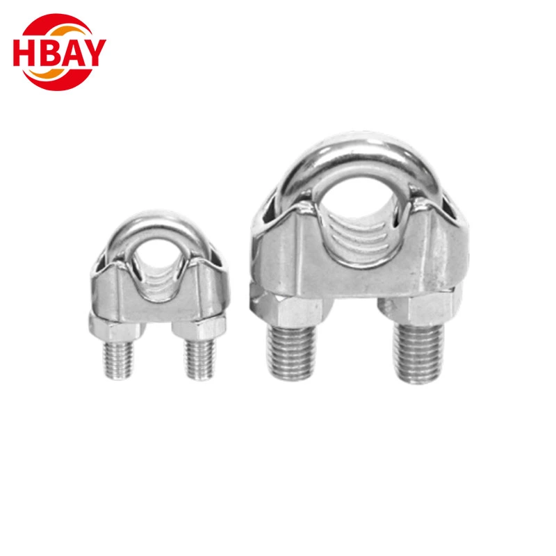 Stock Available Stainless Steel 304 Adjustable Fasten Wire Rope Clip