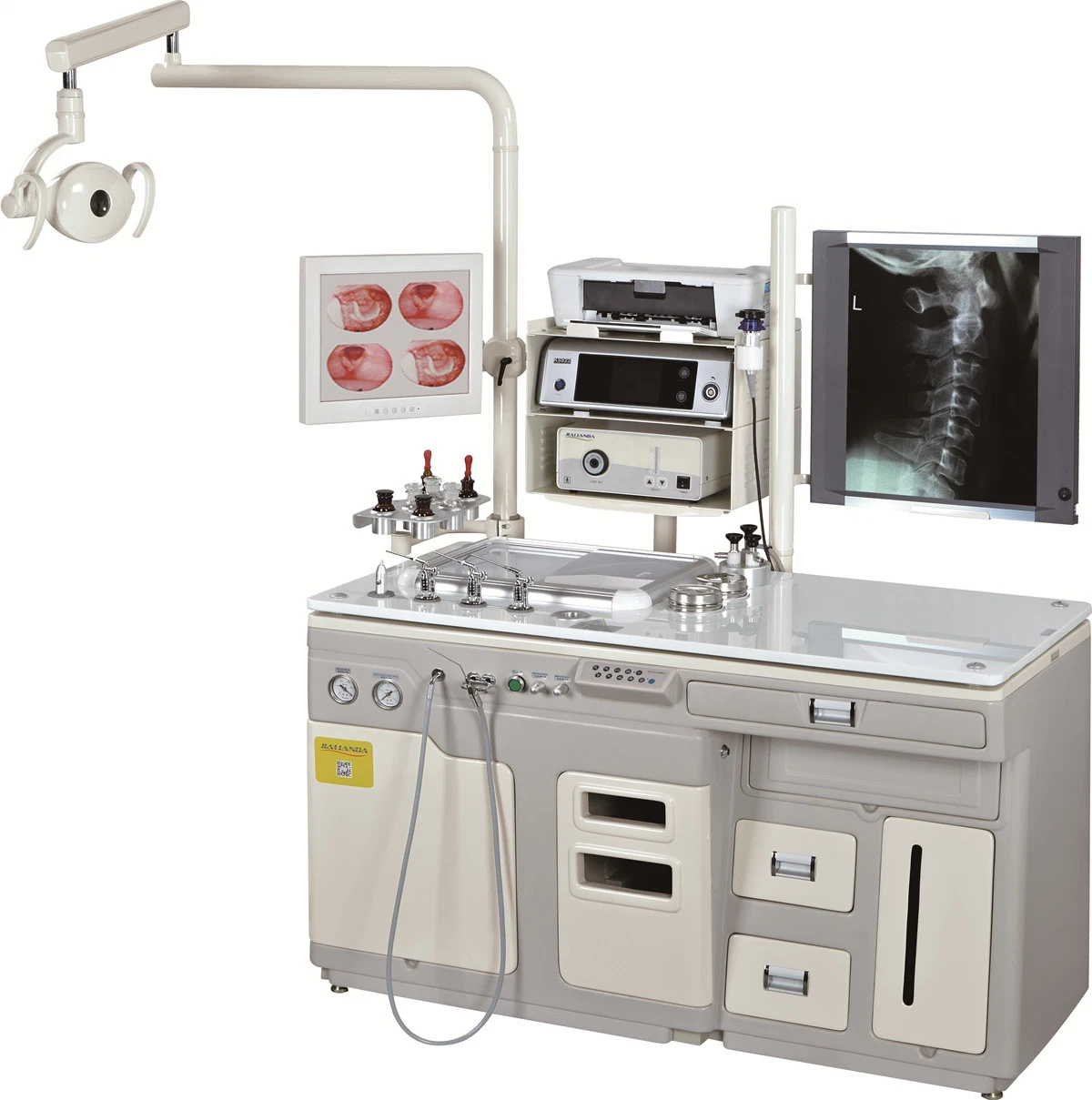 Medical Optoelectronics Equipment Ear Nose Throat Workstation Unit Ent Treatment Cabinet