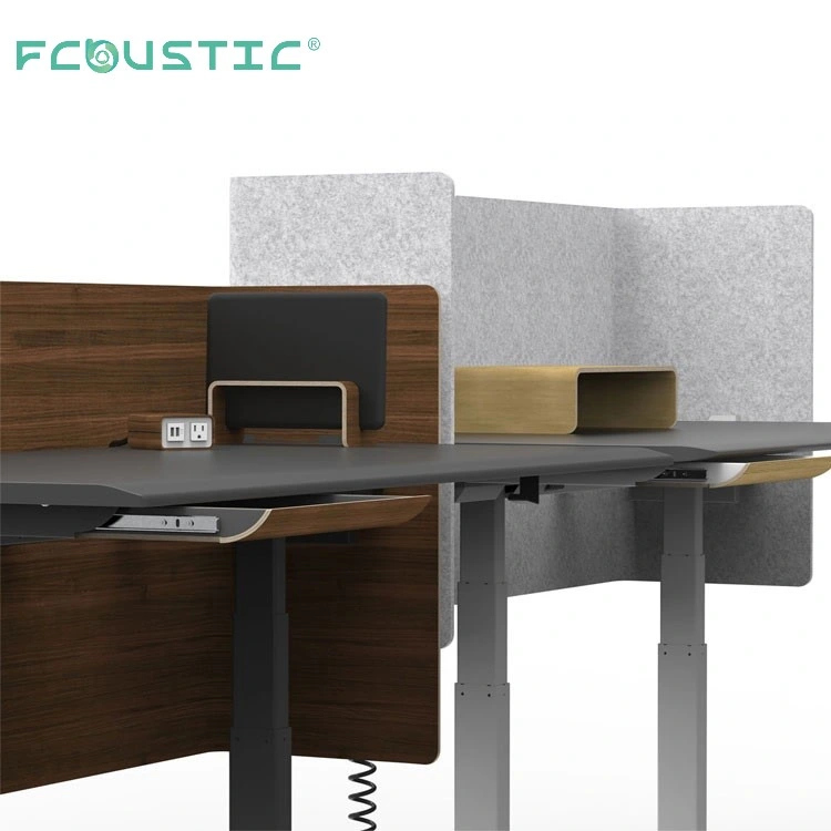 Éliminer le Bruit Pet Polyester panneaux Acoustique Acoustique Acoustique de mobilier de bureau a estimé du diviseur de bureau