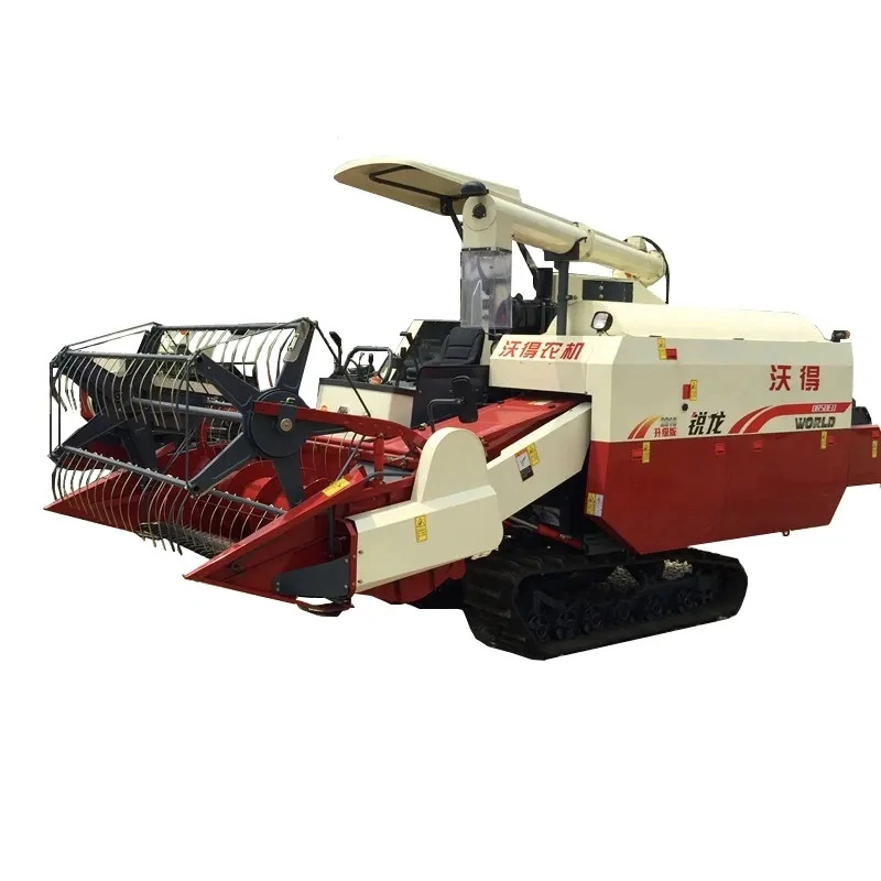 Factory Price 4lz-4.0 88HP Rice Harvester Combine World for Sale