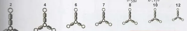 Fishing Swivel High Speed Double Rolling Swivel