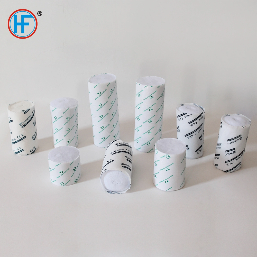 Mdr CE HF usine orthopédiques de haute qualité respirable en vertu de bandage de rembourrage en fonte