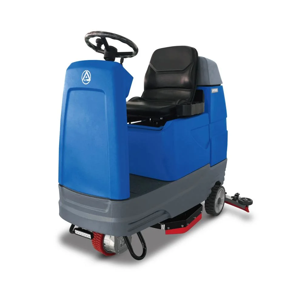 Electric Vacuum Double Brush Industry Driving Floor Scrubber Cleaning Equipment with CE