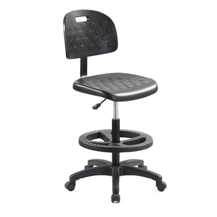 PU Leather Clean Workshop Room Lab Task Chair