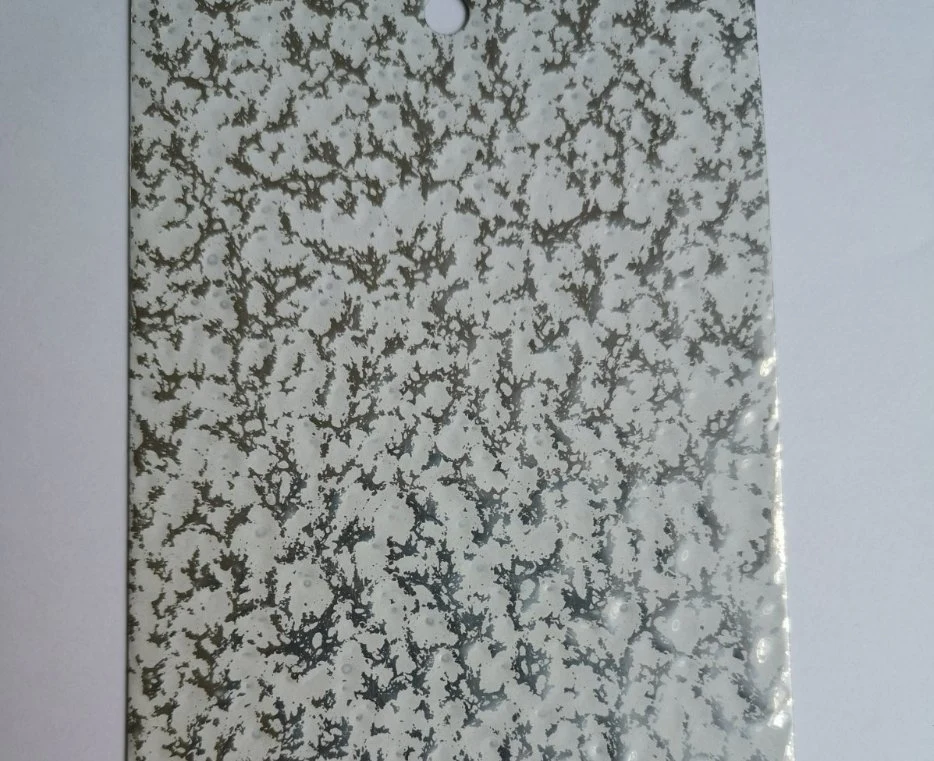 Long-Lasting Antique Finishes Silver in White Pure Polyester Powder Coating