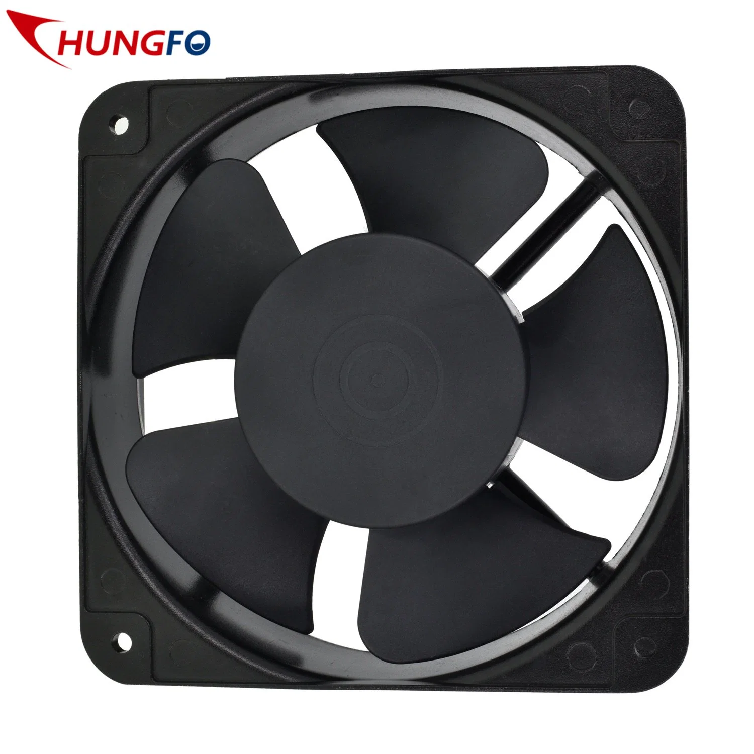 Ventilador de CA de enfriamiento de metal axial de escape de flujo de aire de alto rendimiento de 180X180X60 mm