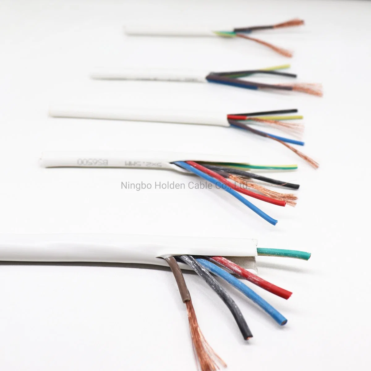 Cable eléctrico flexible aislado de PVC flexible de 300/500V 1.5mm 2.5mm 4mm 6mm