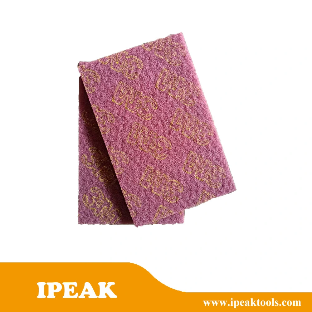 Scouring Pad 9X6 Inch Hook and Loop Cleaning Surface of Metal and Prepaint