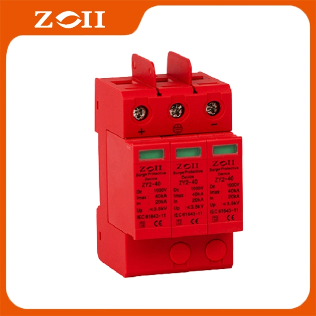 Zoii Brand SPD Power Surge Protection Device 60ka AC Surge Lighting Protector