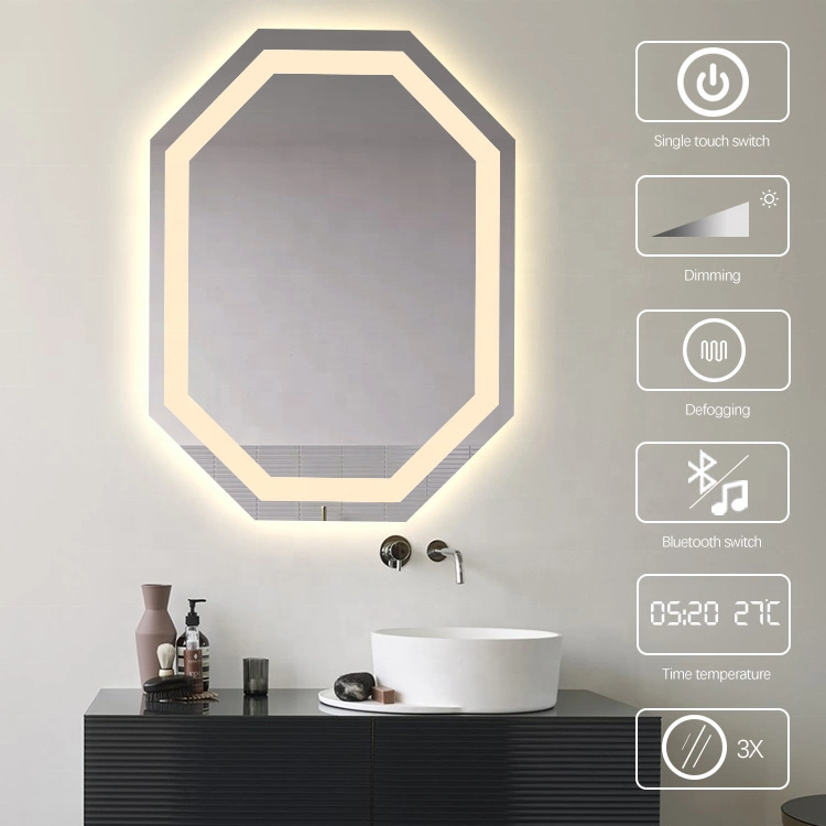 Best Selling Bathroom Mirrors with LED Lights Mirror Light LED Make up Organizer with LED Light Mirror