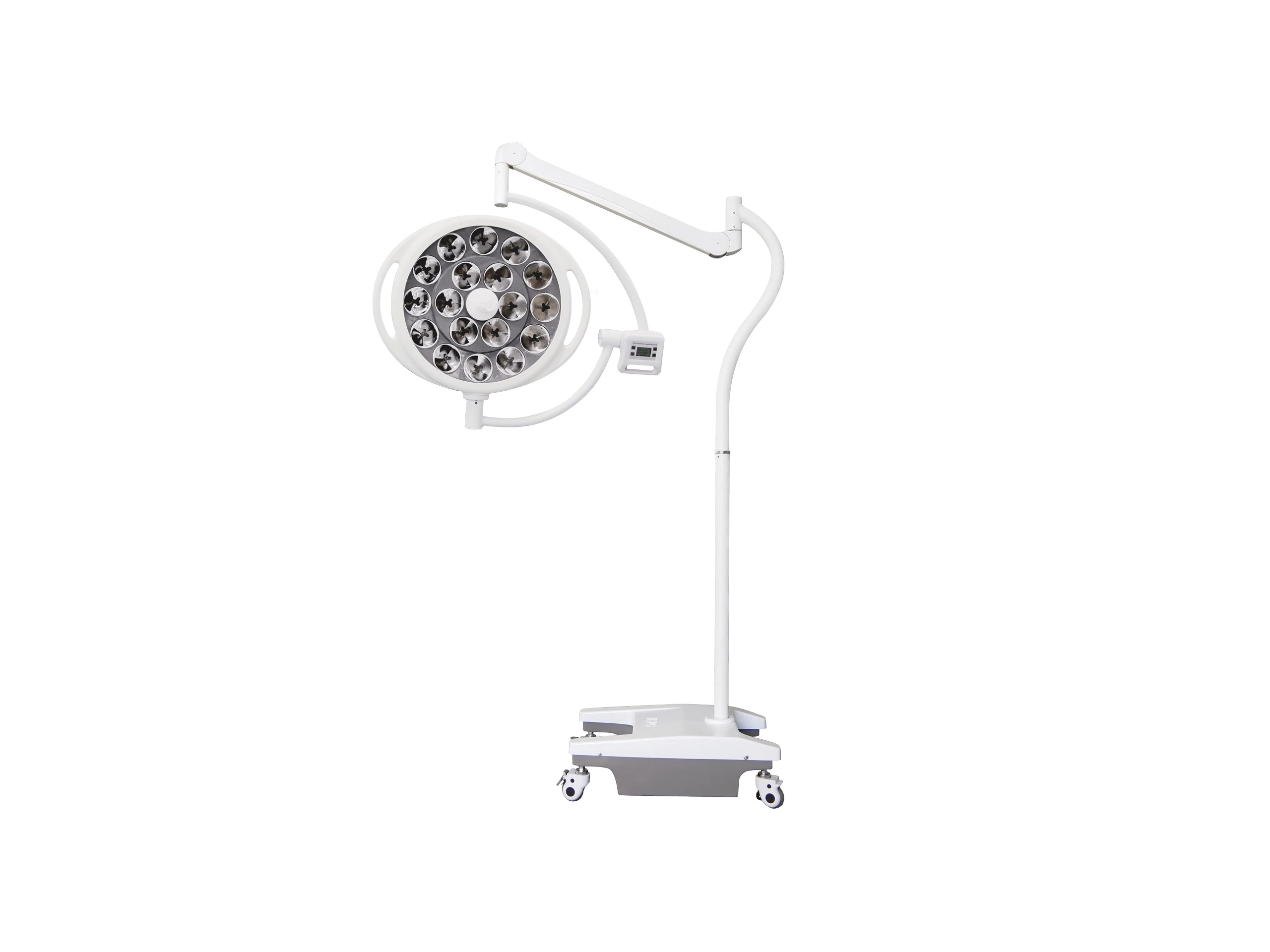 LED Medical Mobile Type Operation Shadowless Operating Lamp Surgical Light Portable Medical Lamp Mobile Reflector Halogen Surgical Light for Clinic and Dental