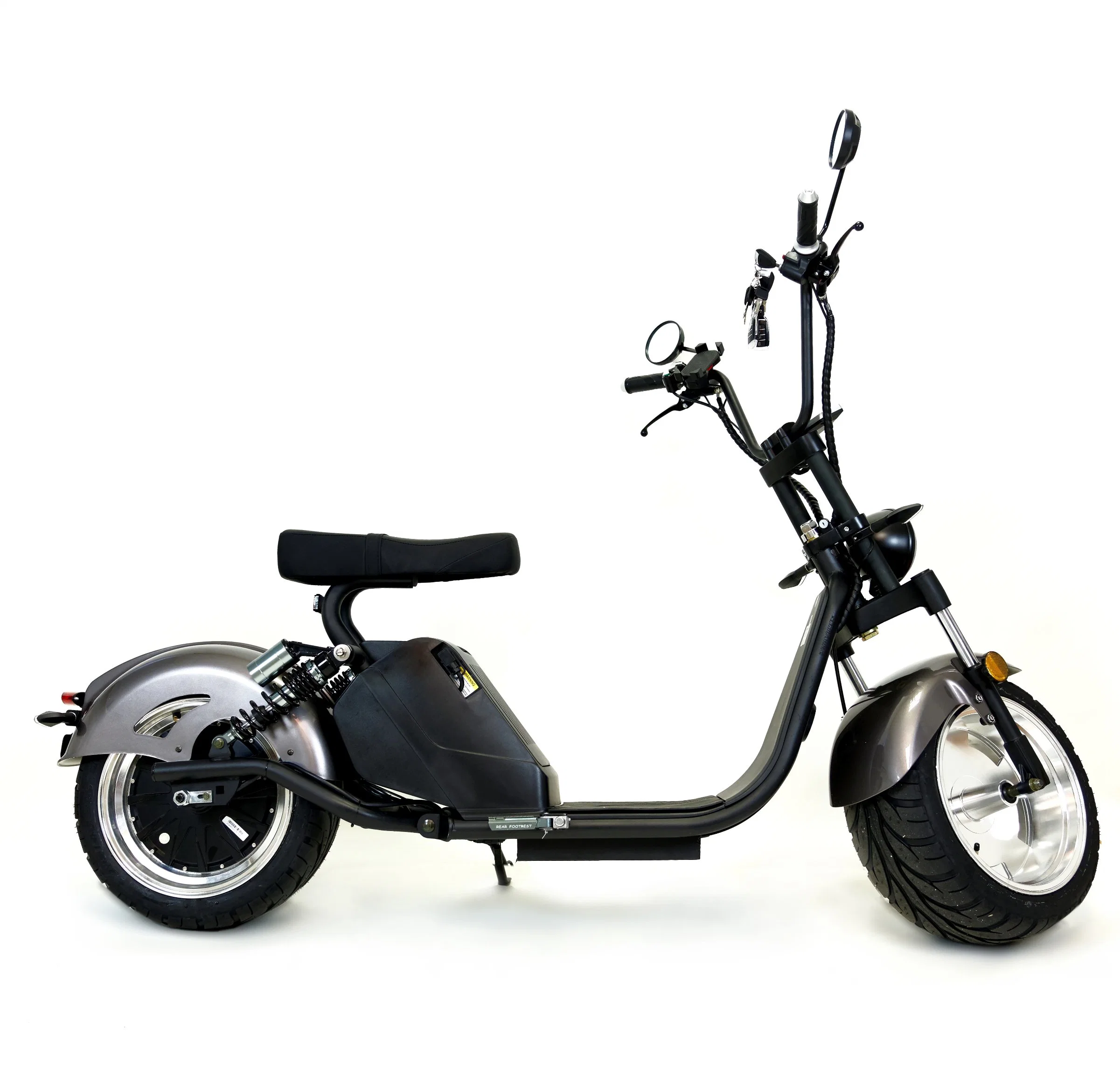 Convenient Lithium Battery 13 Inch Long Range for Ride Single Seat Electric Motorcycle with Simple Style