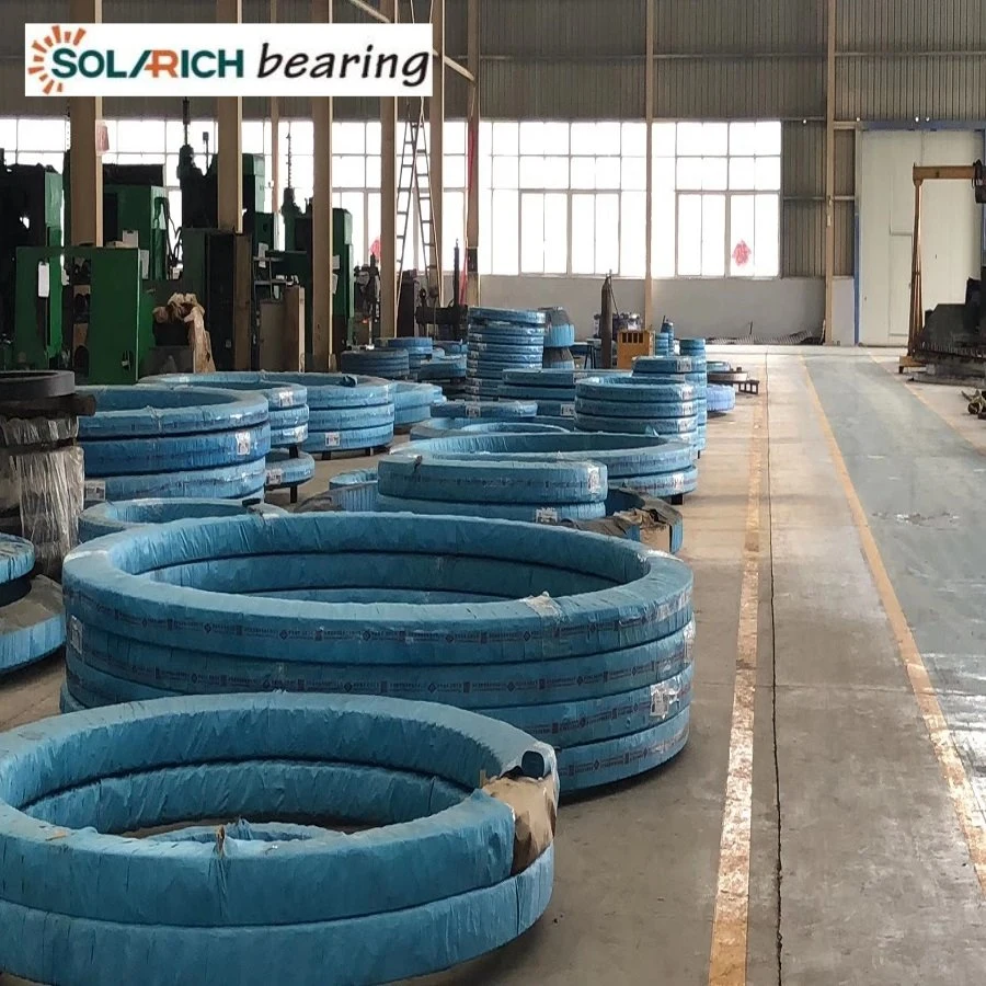 Solarich Bearing OEM High Precision Three Row Cylindrical Roller Rotary Slewing Bearing 132.50.4500