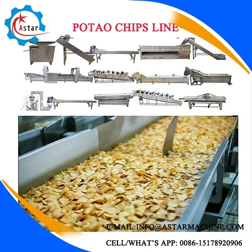 Papas Fritas/Banana Chips Chips De Yuca/máquina de producción para la venta