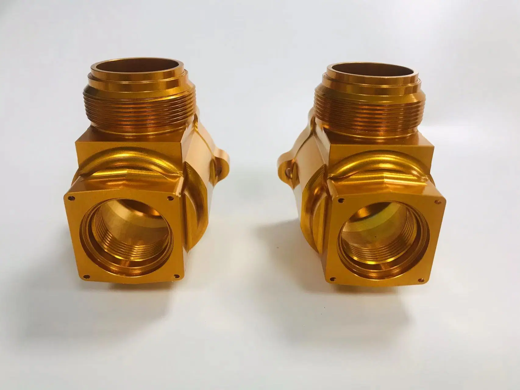 Custom Aluminum Alloy Valve Fittings Cnc Parts Precision Cnc Machining Aerospace Parts