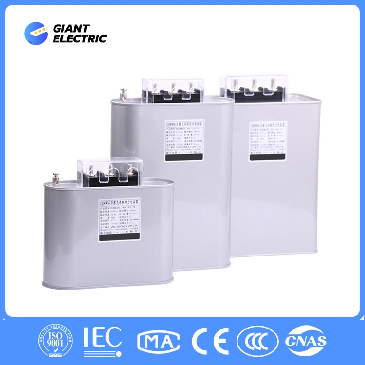 Capacitor Bmsj Baixa Tensão de Alimentação do shunt Capacitor do tipo de autocorreção Super Capacitor