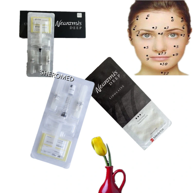 Neuramis Deep Volume Supplier Gel Dermal Filler Cross Linked Ha for Human Lips