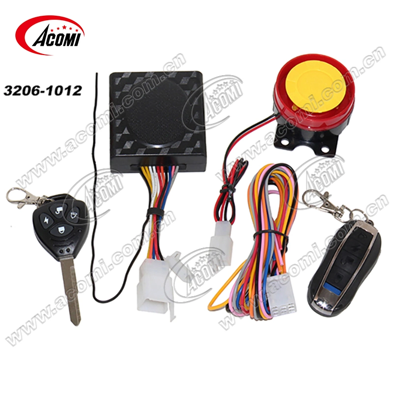 High Quality Motorcycle Spare Parts Motorcycle Alarm Burglar Alarm 2 Remote Control